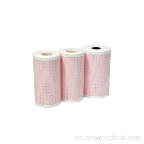 Rollos de papel ECG térmicos de 3 canales de 50 mm*30m